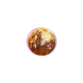 rave party fever h discoball